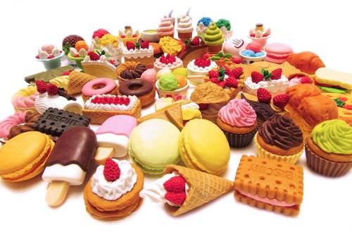 Puzzle radiergummi set kinder - set,