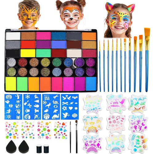 Kinderschminke set farben - set,