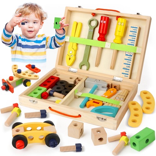 Kinder werkzeug set - werkzeug, holz
