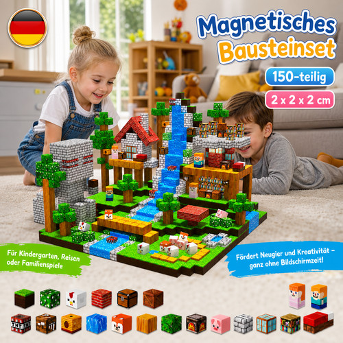 Magnetisches baustein set - magnetisches, baustein-set