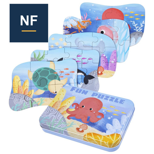 Kinderpuzzle meerestier - meerestier, 5