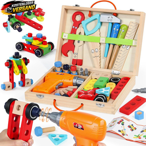 Kinderspielzeug werkzeugkoffer - kinderspielzeug,
