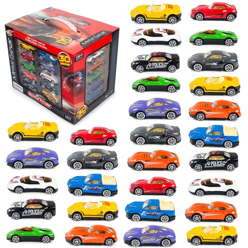 Mini auto set stück - set, 1:64