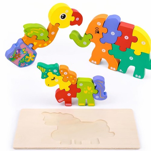 Holz puzzle set - holz,