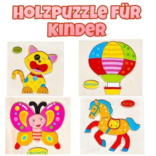Lernspielzeug holz puzzle - holz,
