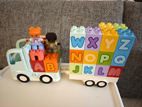 Lego duplo abc lastwagen - duplo, abc-lastwagen